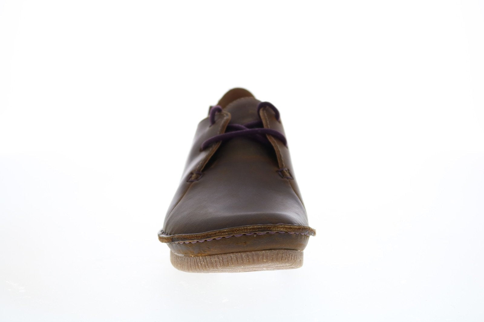 Clarks Janey Mae Women’s Beeswax  Brown leather Oxford Lace Up Shoes 26112617