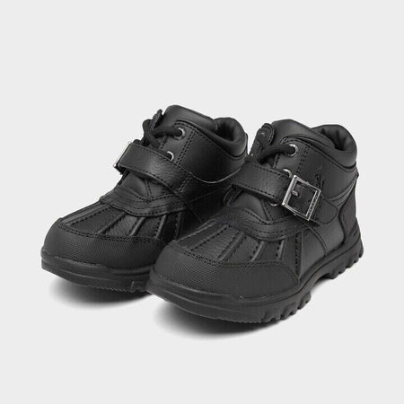Polo Ralph Lauren Boys Dover - Grade School Shoes Black/SIZE4 - AllSportsWearUSA