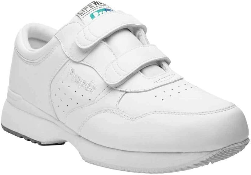 Propet Men’s Lifewalker Strap White M3705-WHT-M Brand New - AllSportsWearUSA