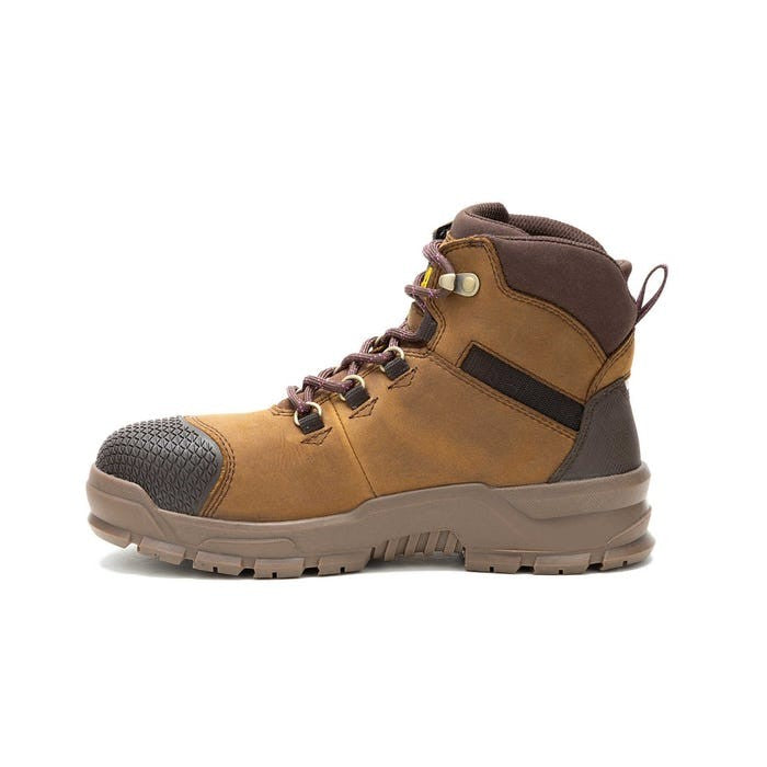 Caterpillar Accomplice X Waterproof Steel Toe Work Boot Women Crisp