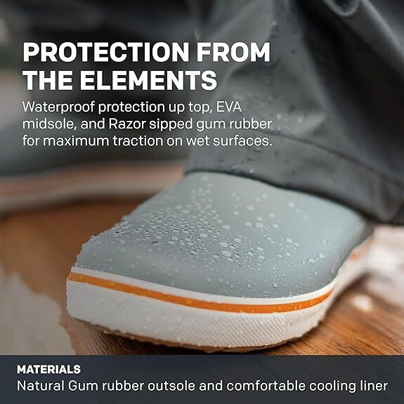 Grundens Men's DECK-BOSS Ankle Boot Monument Brown 60008-355 - AllSportsWearUSA