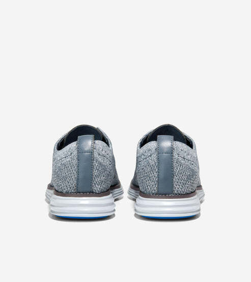 Cole Haan Men's ØriginalGrand Wingtip Oxfords C36872 Stormy Weather-Harbor Mist