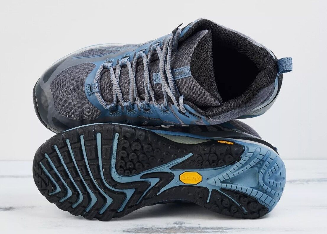 Merrell Women's Siren Edge 3 Mid Waterproof Hiking Shoe J034458 Rock/Blue - 6.5 - AllSportsWearUSA