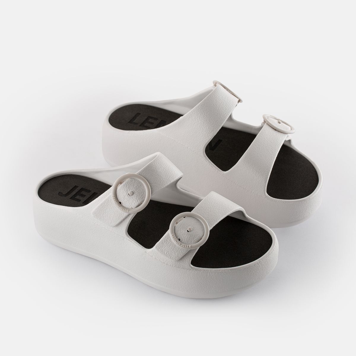 Lemon Jelly, Women's Gaia Slide Sandal GAIA-04 WHITE BRAND NEW - AllSportsWearUSA