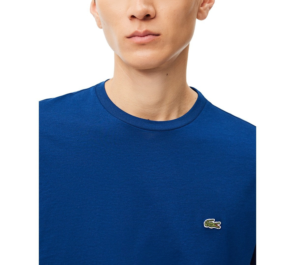 Lacoste Men's Crew Neck Pima Cotton T-Shirt TH6709-HBM Blue
