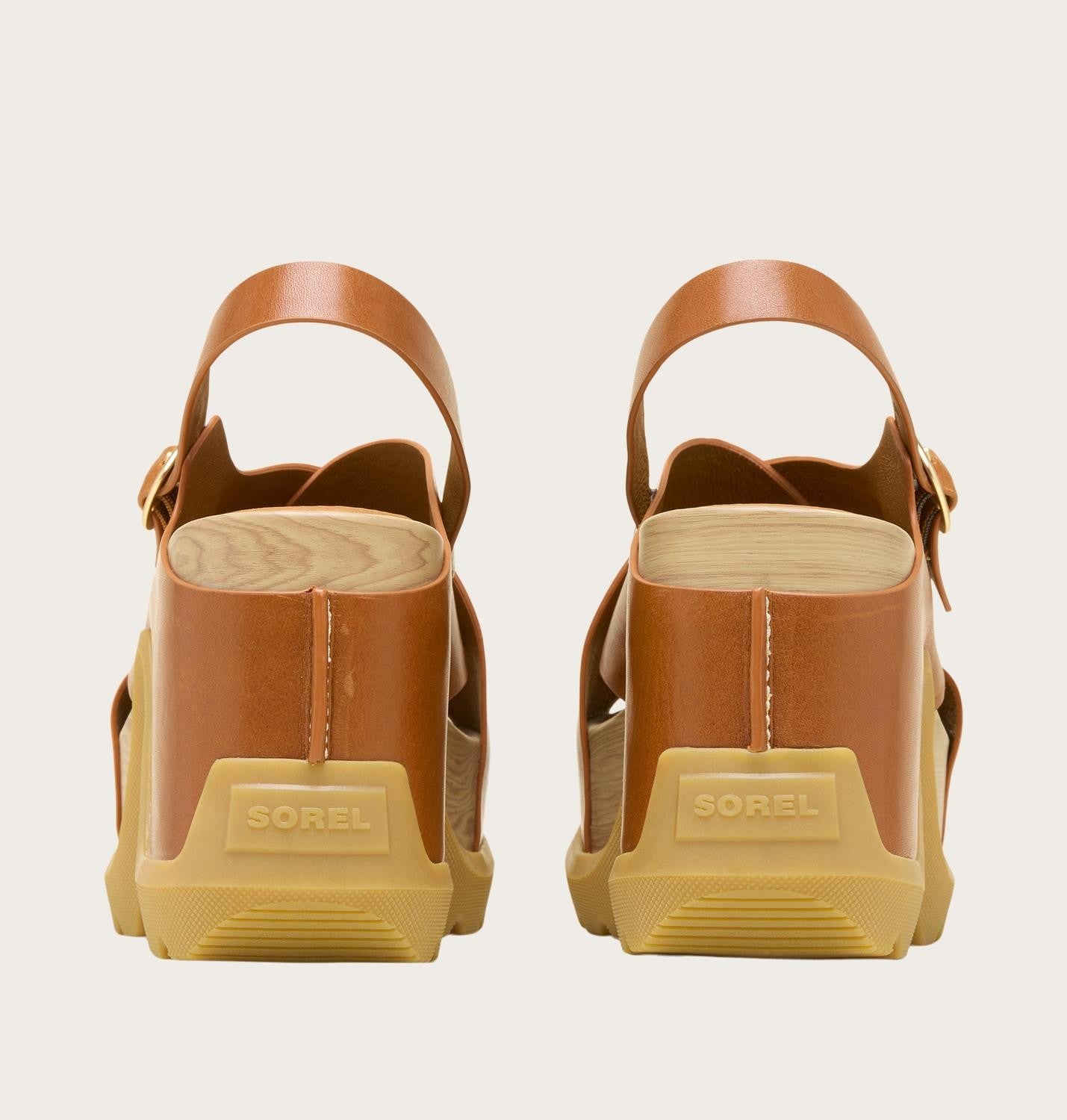 Sorel Roam'n™ Rise Heel Women's Sandal 2151451-222 Iced Tea, Gum 16