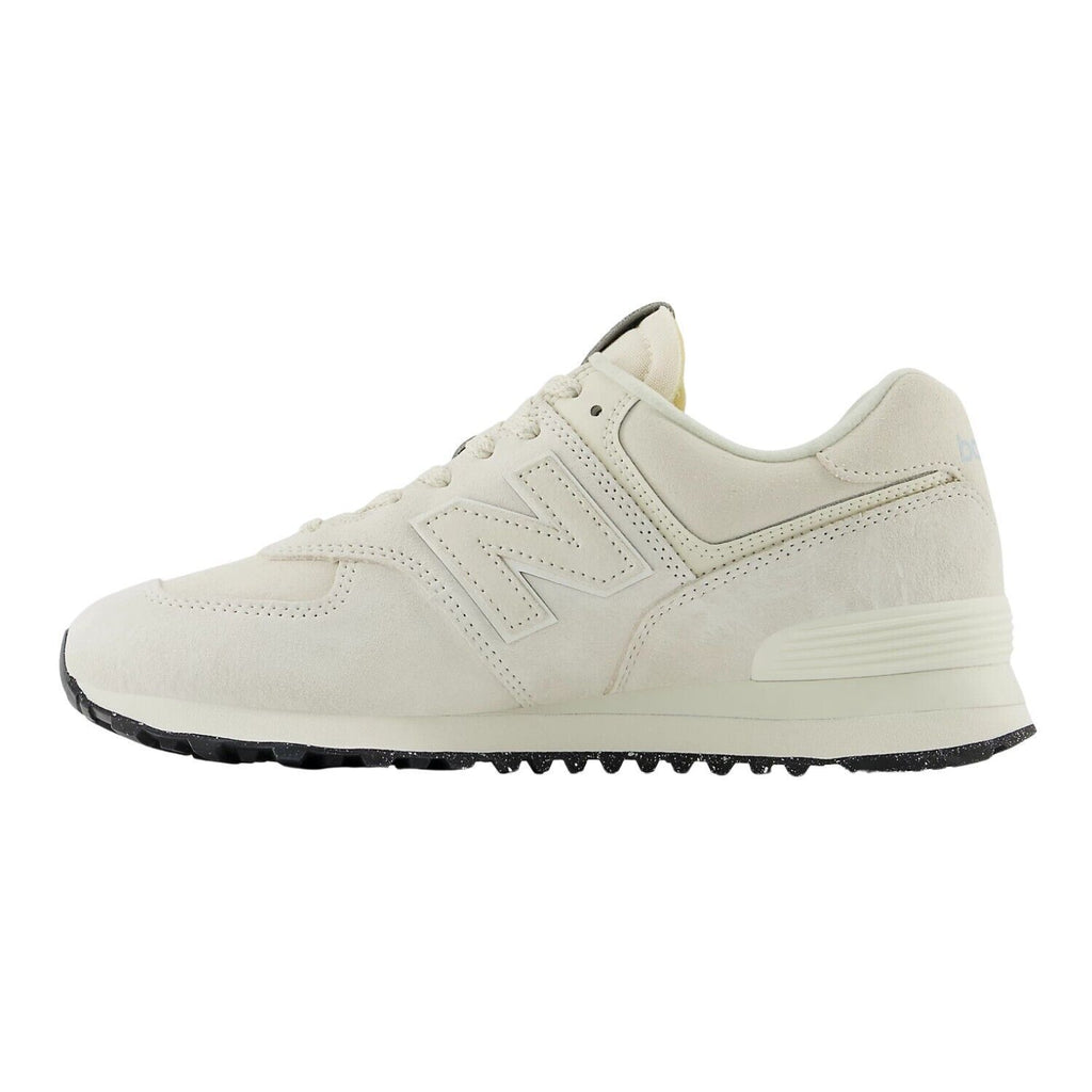 New Balance Men's 574 U574BSB Biege with White Shoes Brand New - AllSportsWearUSA