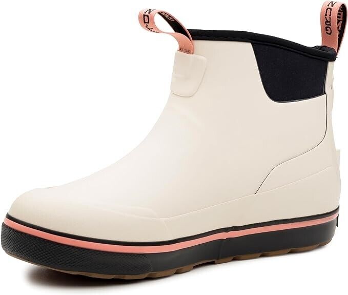 Grundens Women's Deck Boss Ankle Boot FOG - 60011-254 - AllSportsWearUSA