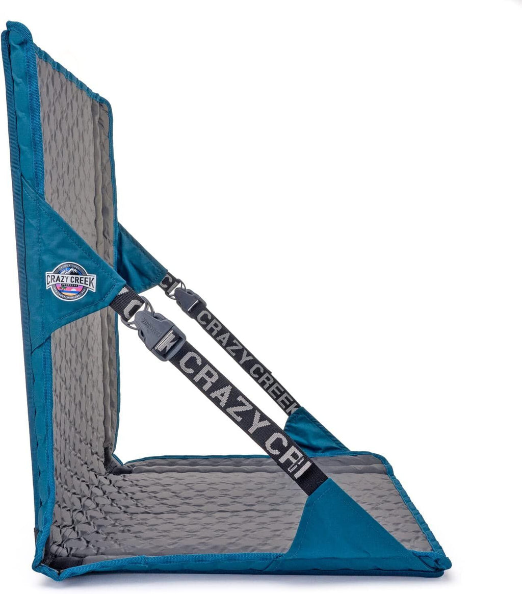 Crazy Creek HEX 2.0 1039-185 Aleutian Blue/Slate Original Chair Brand New - AllSportsWearUSA