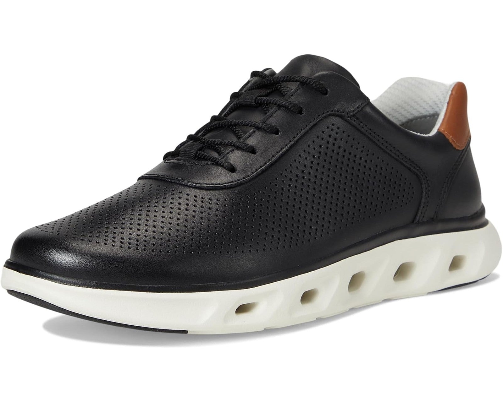 Johnston & Murphy Men's Reactivate U-Throat Full Grain Leather Lace-up Sneakers