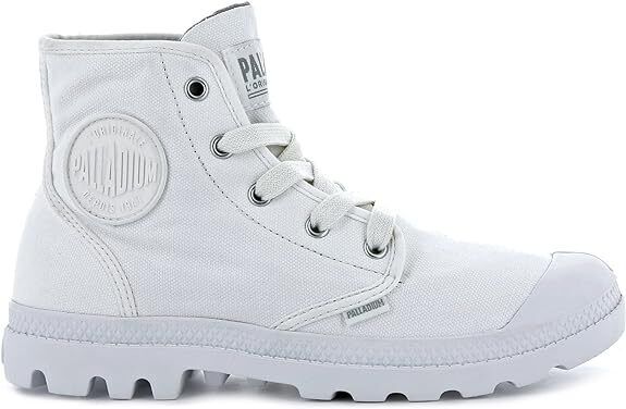 Palladium Women's Pampa 92352-116-M Star White Size 6.5 Hi Boot Brand New - AllSportsWearUSA
