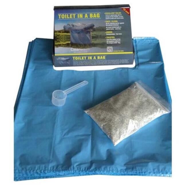 Cleanwaste Toilet in a Bag-15/Pack (D415W15) - AllSportsWearUSA