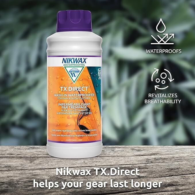 Nikwax TXDirect SprayOn Waterproofing Refill 1000 ml - AllSportsWearUSA