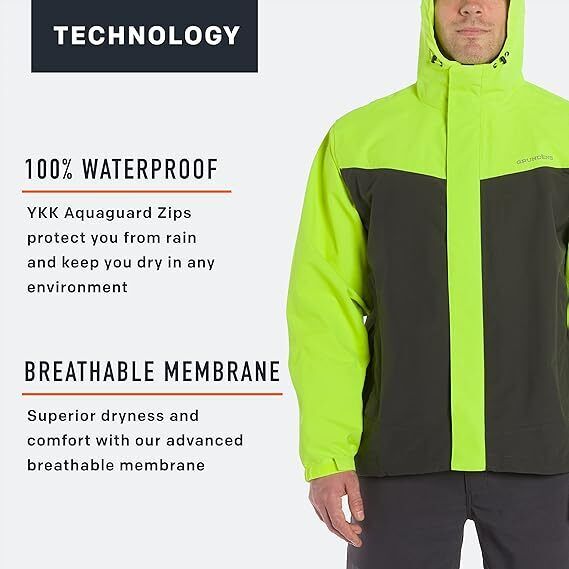 Grundens Mens Full Share 10329731 Hi Vis YellowGrey Size S Jacket Brand New - AllSportsWearUSA