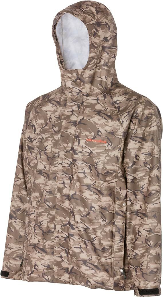 Grundens Men’s Neptune Commercial 10079-204 Camo Stone Fishing Jacket Brand New - AllSportsWearUSA