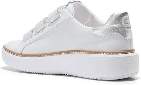 Cole Haan Women's Grandpro Topspin Triple Strap Sneaker W30410-B Optic White New - AllSportsWearUSA