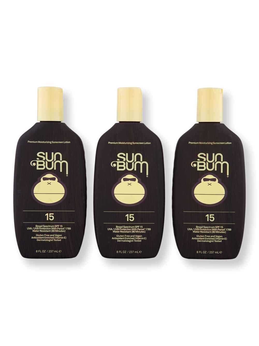 Sun Bum Original Sunscreen Lotion SPF 15 8 oz 3 PACK 112025 BRAND NEW - AllSportsWearUSA