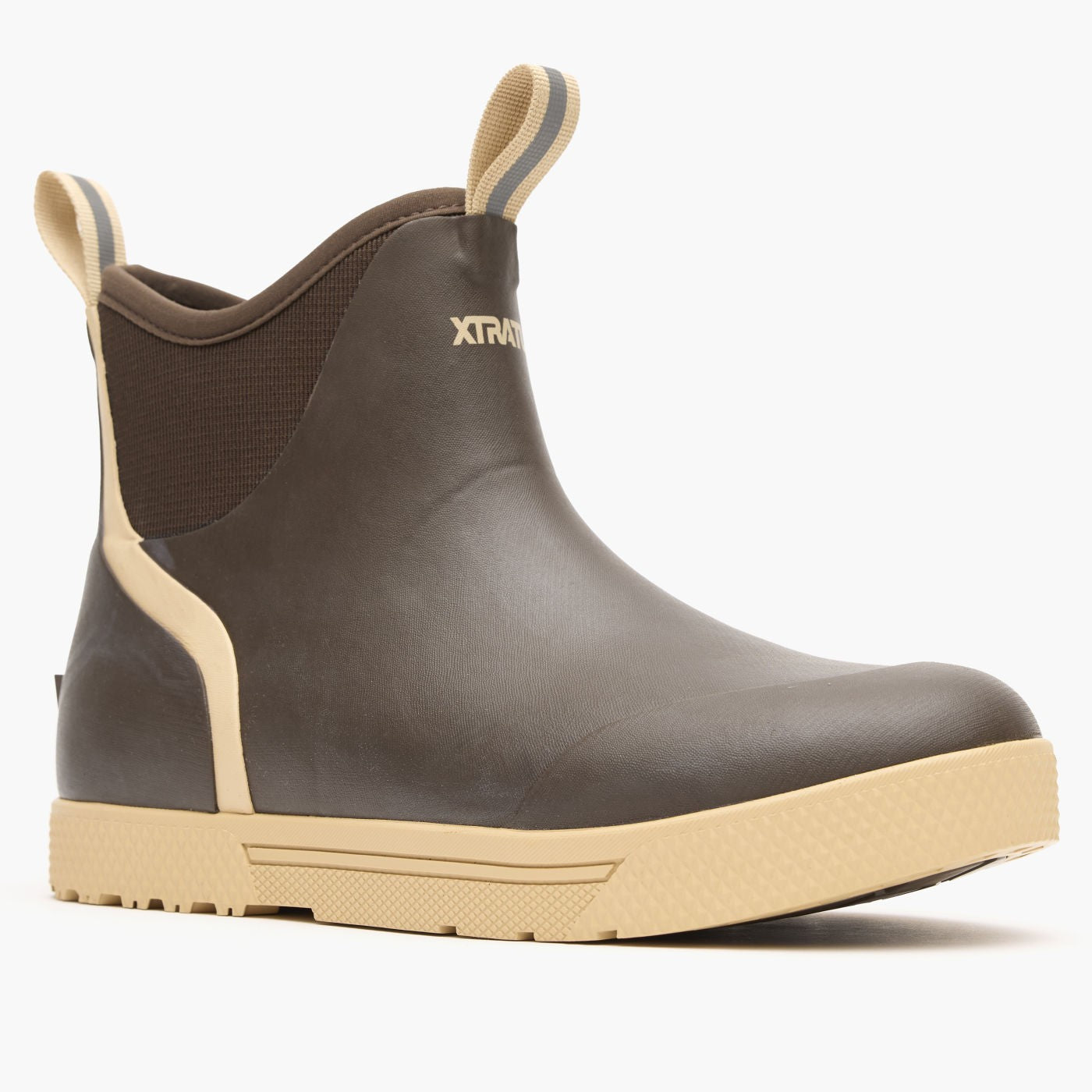 XTRATUF Men's Wheelhouse Ankle Deck Boot XMW-900 Brown