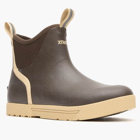 XTRATUF Men's Wheelhouse Ankle Deck Boot XMW-900 Brown
