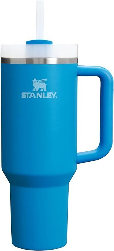 Stanley Cup 40 oz. Quencher H2.0 FlowState Tumbler Azure Blue - AllSportsWearUSA