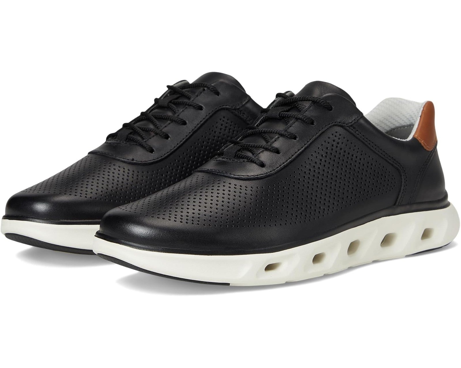 Johnston & Murphy Men's Reactivate U-Throat Full Grain Leather Lace-up Sneakers