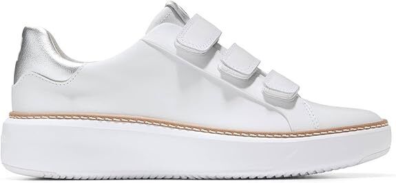 Cole Haan Women's Grandpro Topspin Triple Strap Sneaker W30410-B Optic White New - AllSportsWearUSA