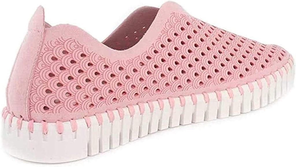 Ilse Jacobsen Tulip 139 Adobe Rose Pink Slipon Shoe Womens Brand New - AllSportsWearUSA