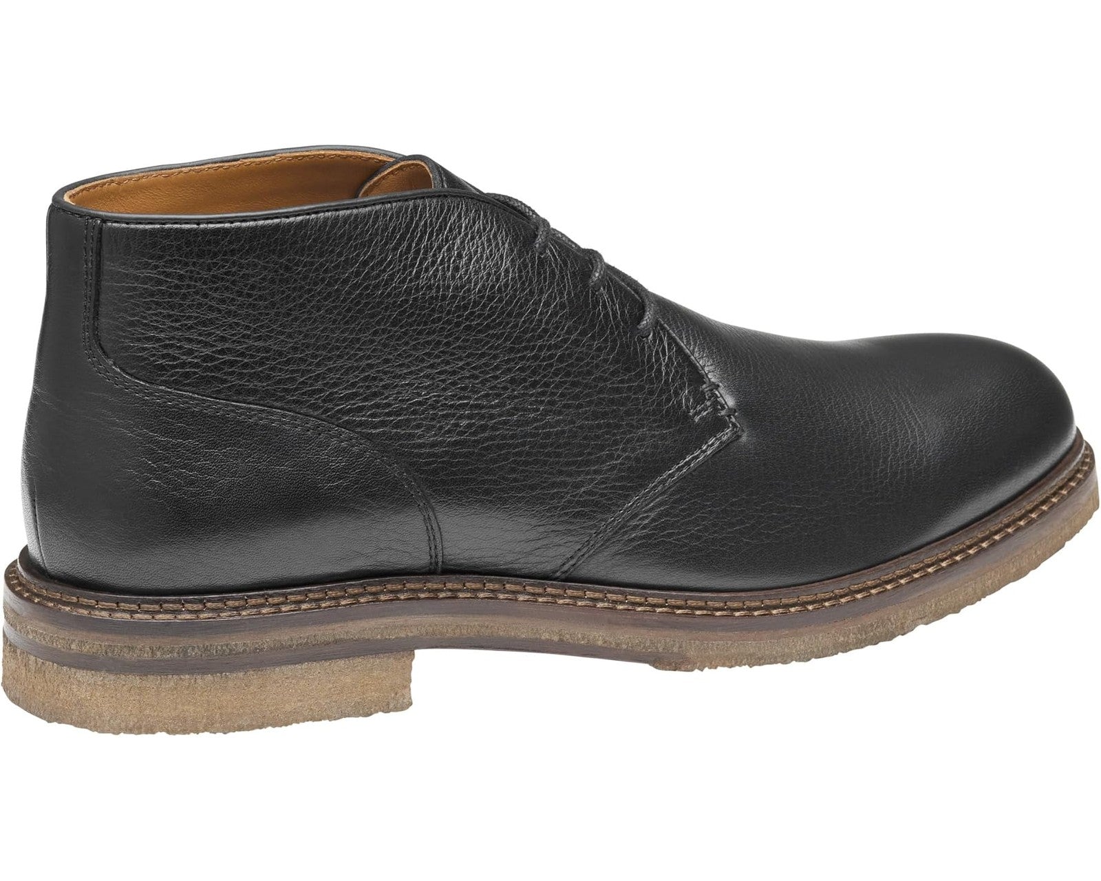 Johnston & Murphy Men's Calder Chukka Boots 020-07281 Black Tumbled Full Grain