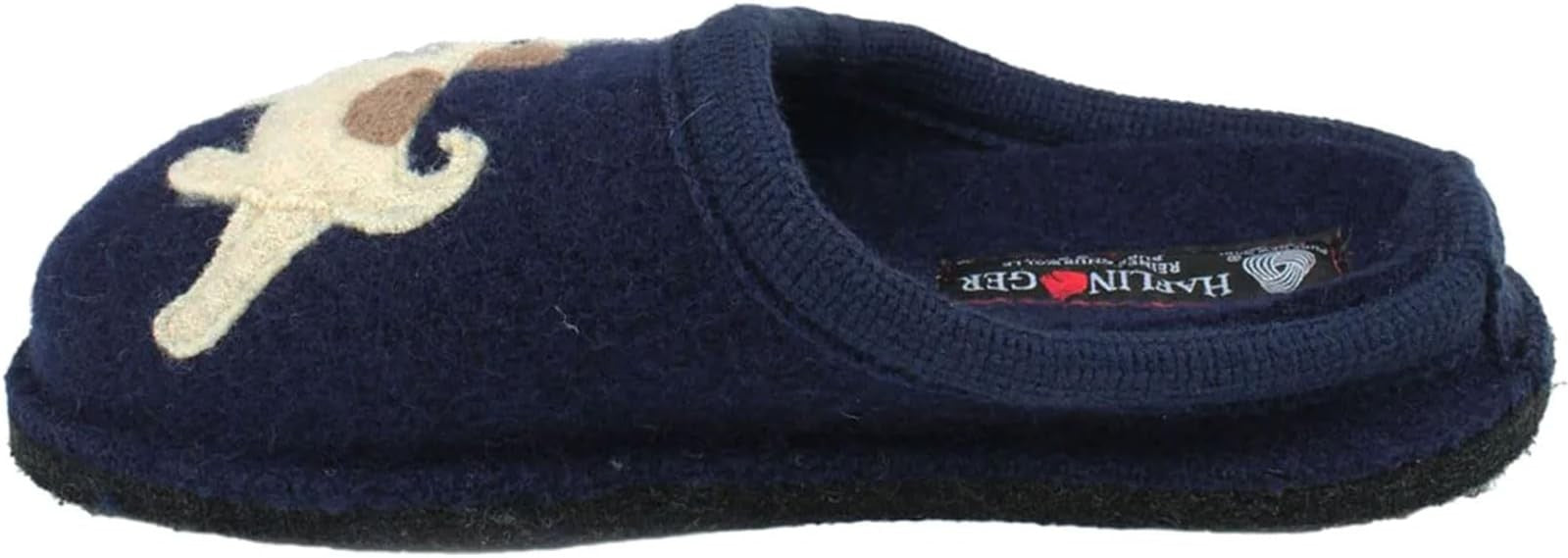 Haflinger Fido Navy Slippers 313105-70