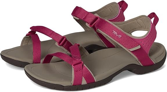 TEVA Women's Verra Hiking Sandal 1006263-CJB cherries  jubilee/ chocolate brown