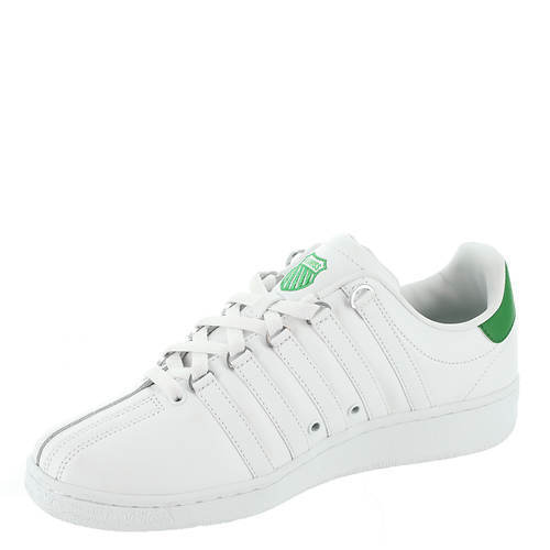 KSwiss Mens Classic VN Leather Sneaker WhiteGreen 07321168 - AllSportsWearUSA