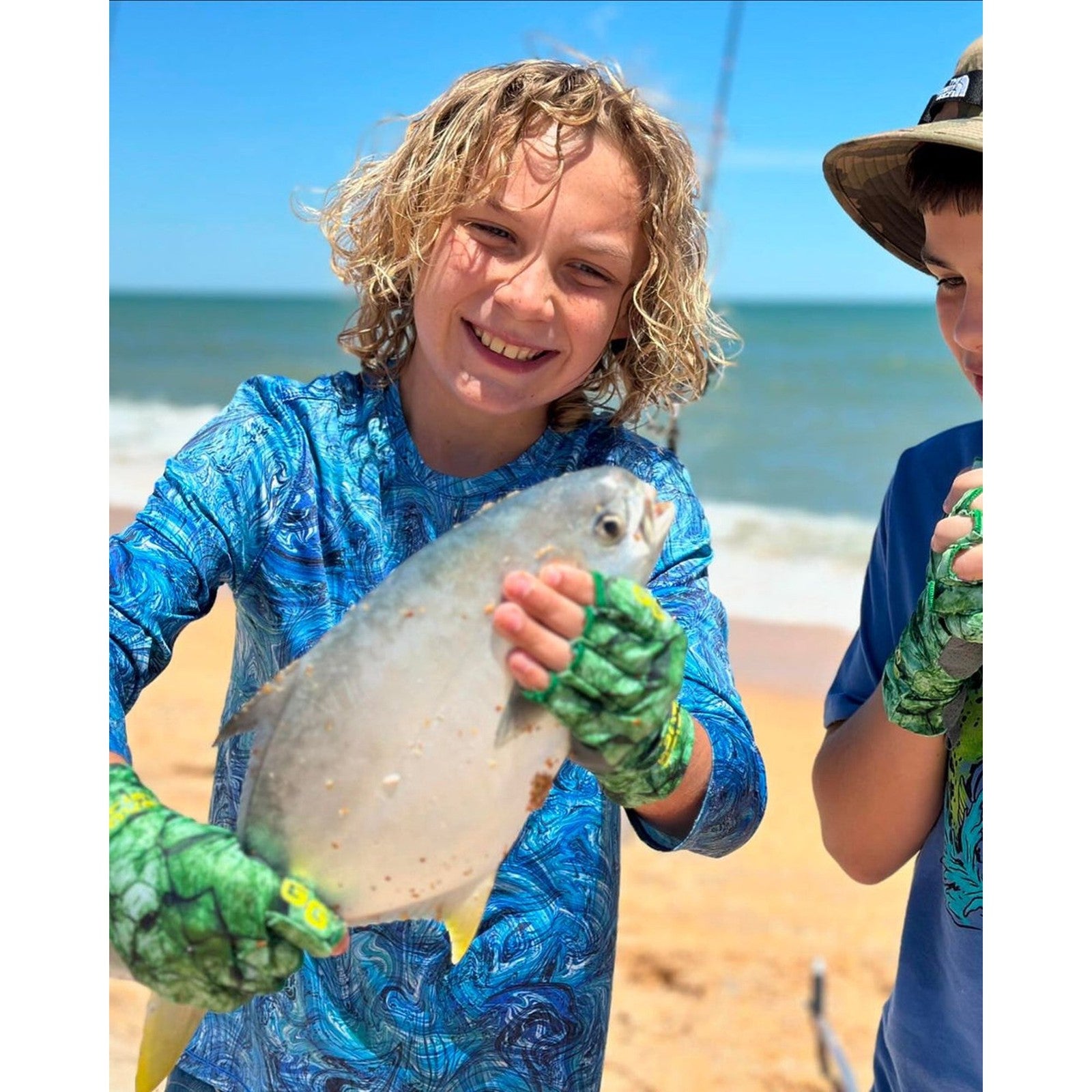 Glacier Outdoor Islamorada Sun Glove Unisex UV Protection Fingerless Summer Glov