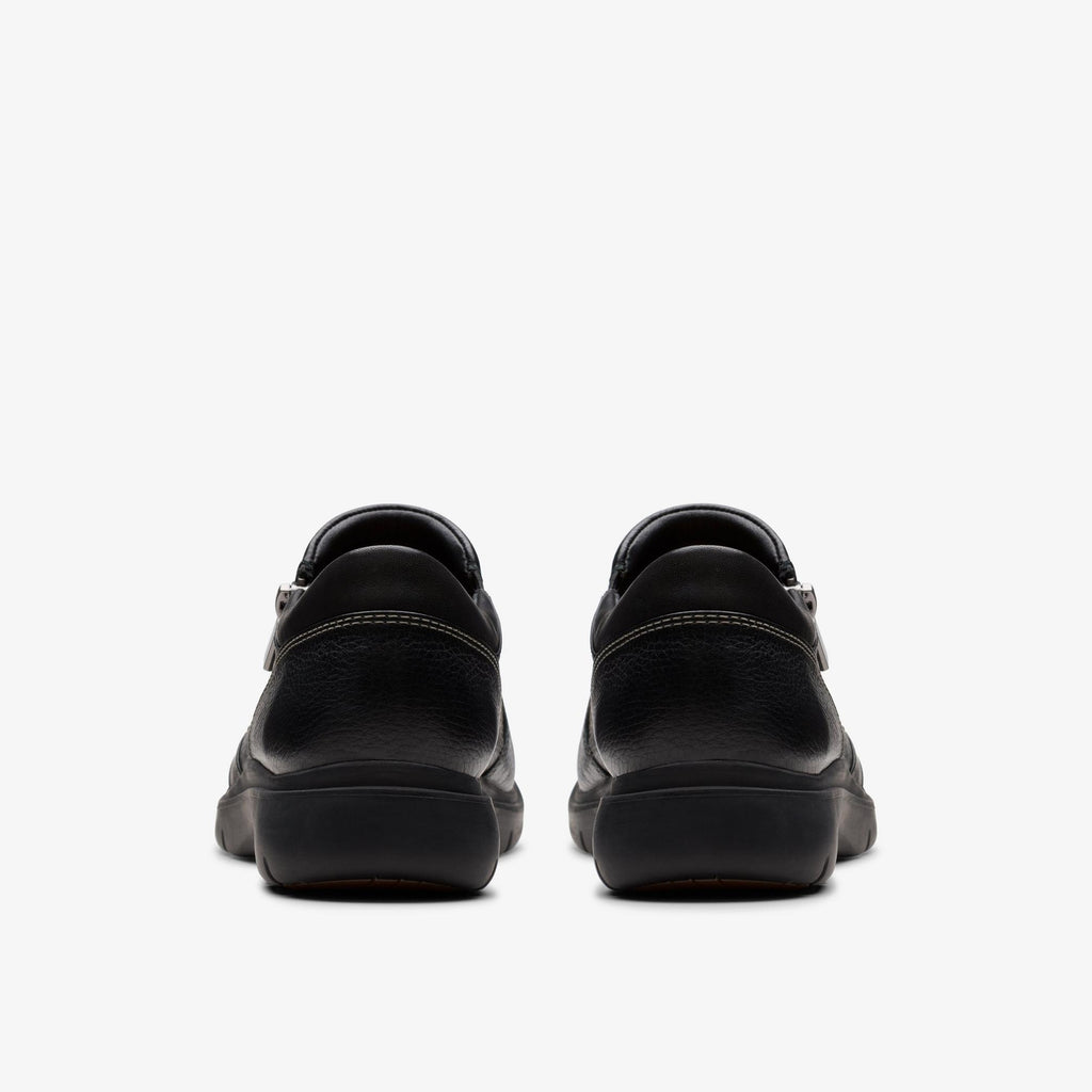 Clarks Certina Pure Womens Black Slip On 26179816 Shoes