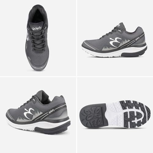 Gravity Defyer Mighty Walk Men's TB9024MNG Midnight Grey Medium & WIde