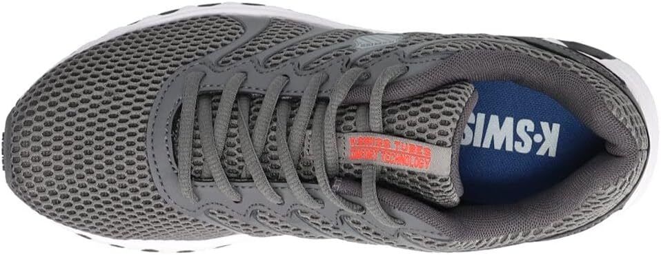 KSwiss Mens Tubes 200 AsphaltJet BlackSpicy Orange 07112061M Training Shoe - AllSportsWearUSA