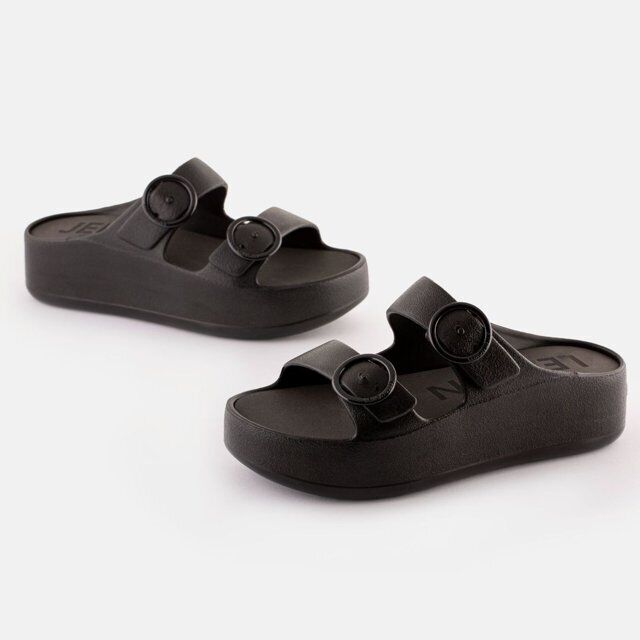 Lemon Jelly Women's Gaia GAIA 01 Size 37 Black Slide Sandal Brand New - AllSportsWearUSA