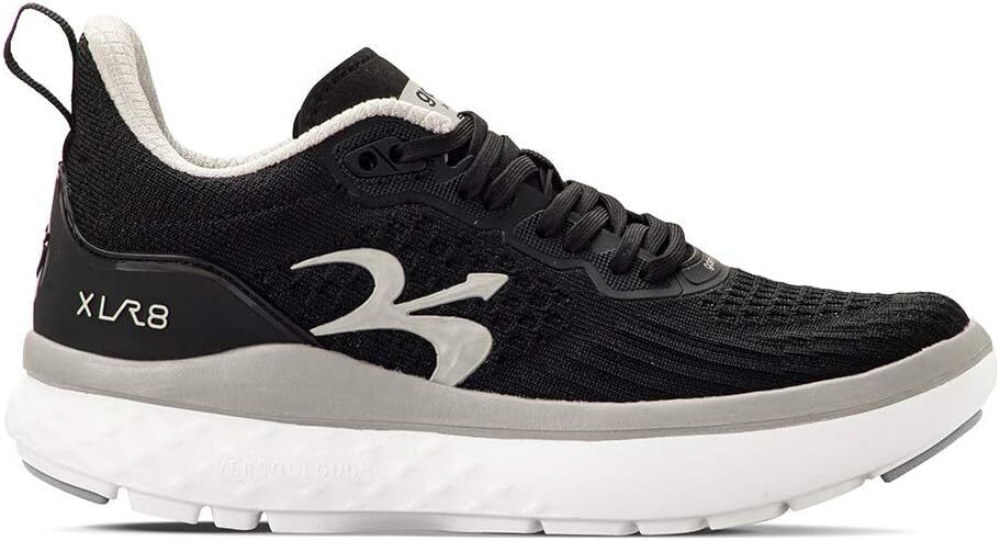 Gravity Defyer Women's XLR8 RUN TB9034FLS Black/Silver Sneaker Brand New - AllSportsWearUSA