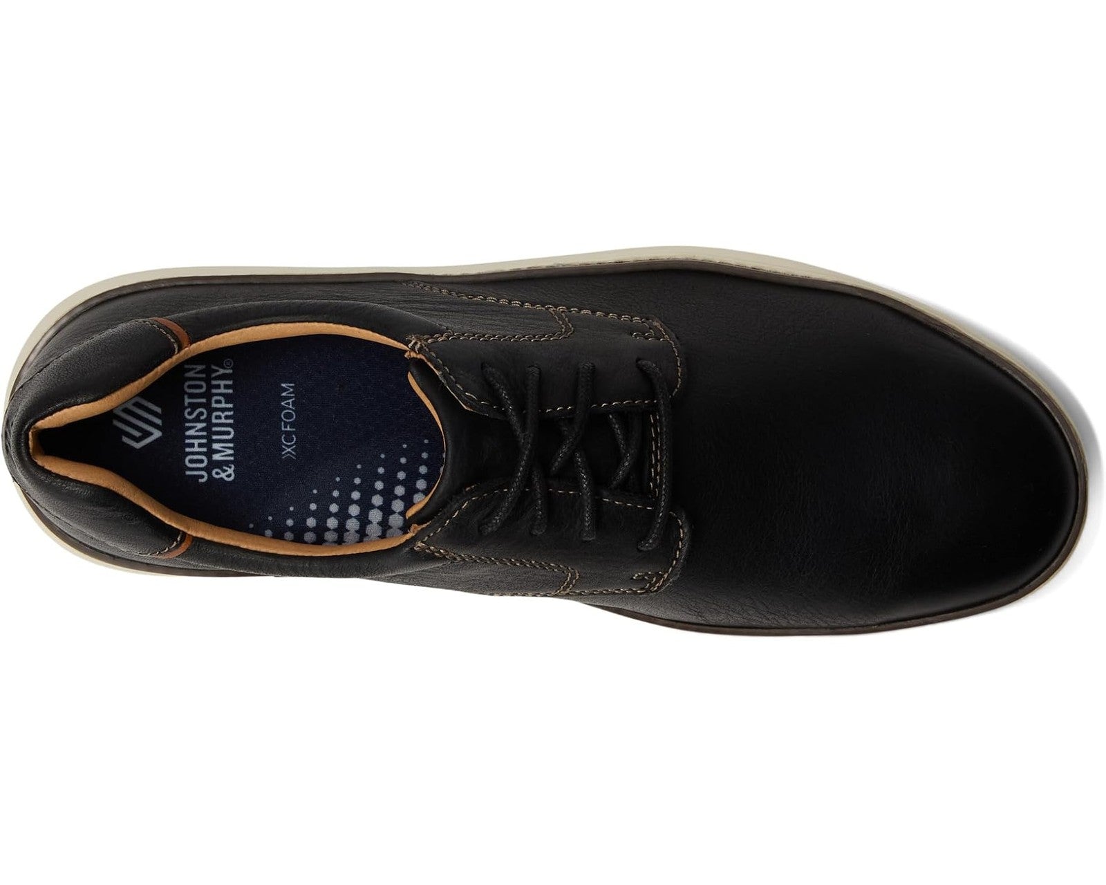 Johnston & Murphy Mcguffey 2 Plain Toe 025-02985 Black Full Grain