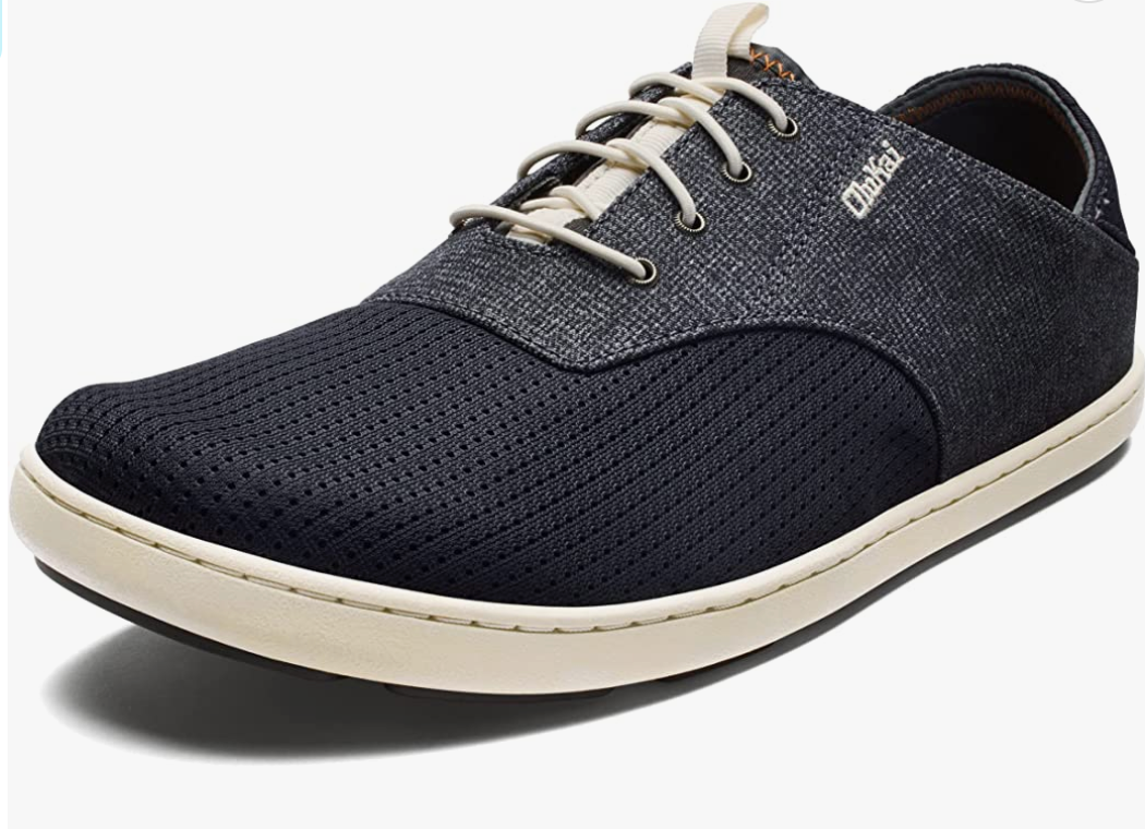 OLUKAI Nohea Moku Men's Shoes Dark Shadow All Day Sneakers - AllSportsWearUSA