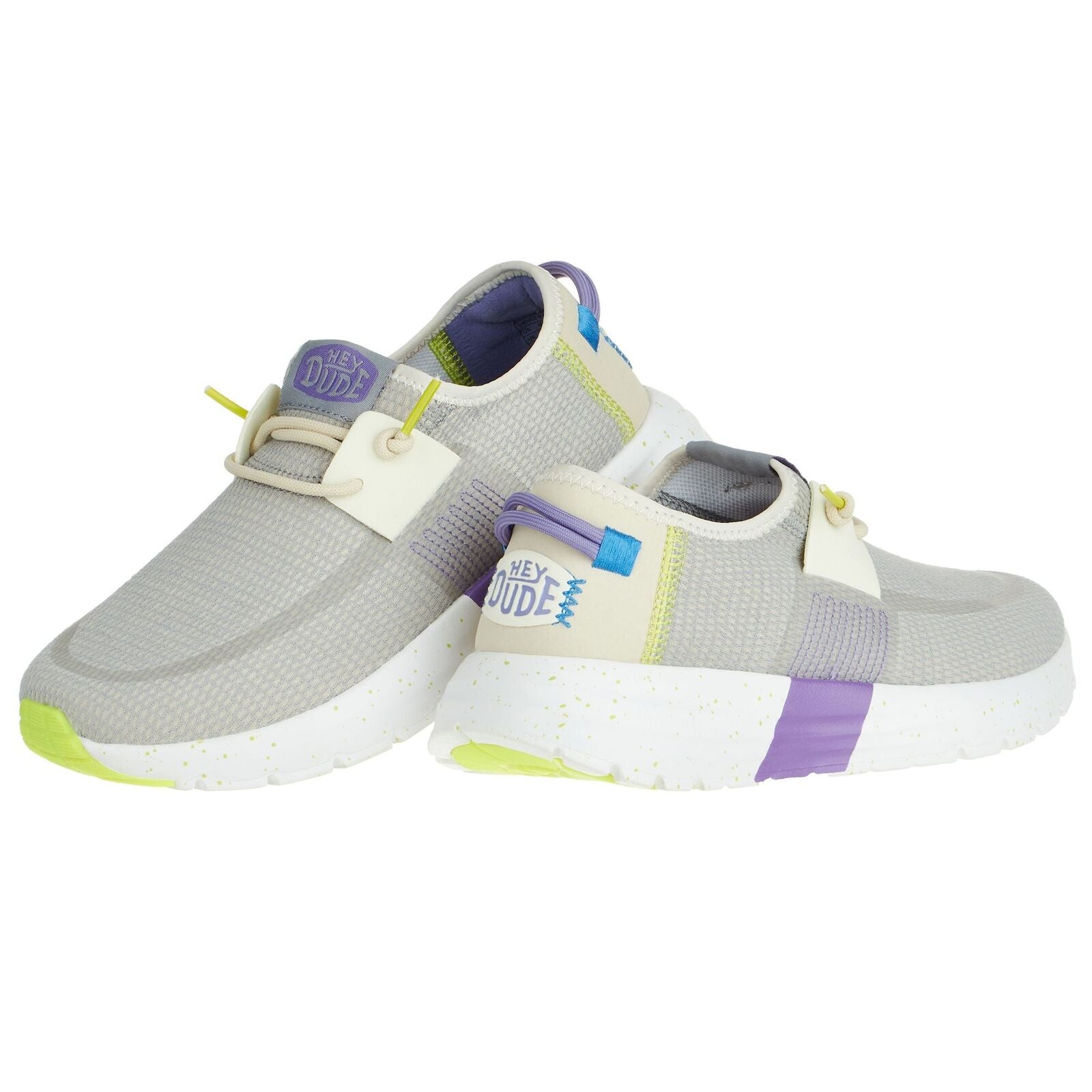 Hey Dude Sirocco Active Women's Casual Shoes Grey / Purple 41960-1OG - AllSportsWearUSA