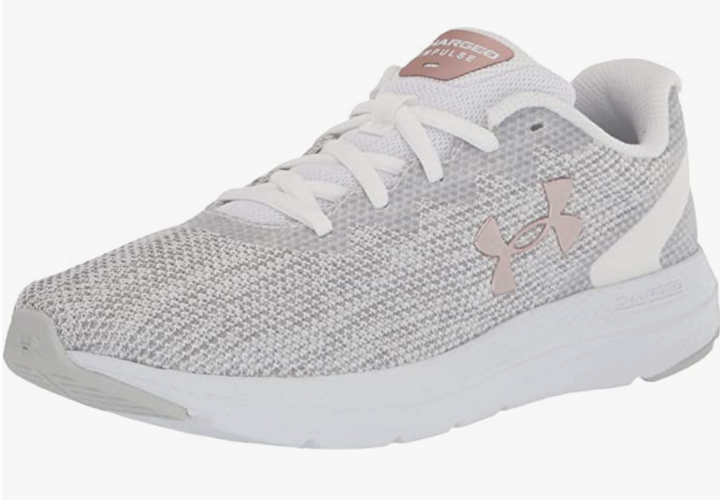 Under Armour Womens Charged Impulse 2 Knit Running Shoe White 105White - AllSportsWearUSA