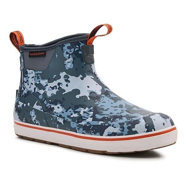 Grundens Deck Boss Ankle Boot | flats camo -60008-909 Brand New - AllSportsWearUSA