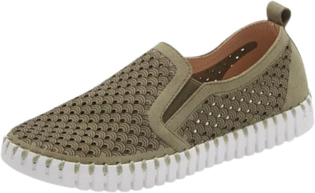 ILSE JACOBSEN HORNBK Womens Tulip 140WOM Army Slipon Shoe Brand New - AllSportsWearUSA