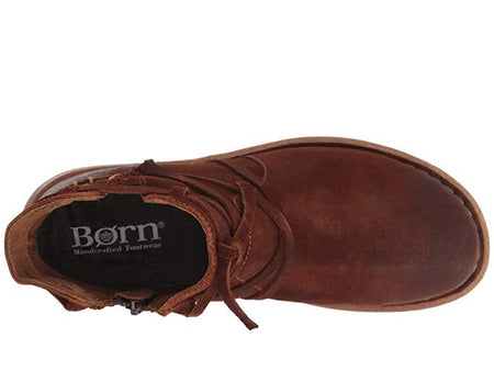 Born Women's Tarkiln Boot Brown (Glazed Ginger) Distressed Leather  F59106