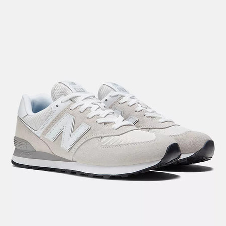 New Balance Men's 574 Core Wide Sneaker ML574EVW Grey White