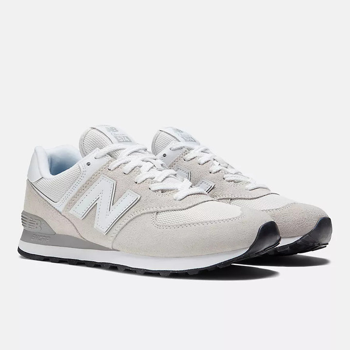 New Balance Men's 574 Core Wide Sneaker ML574EVW Grey White