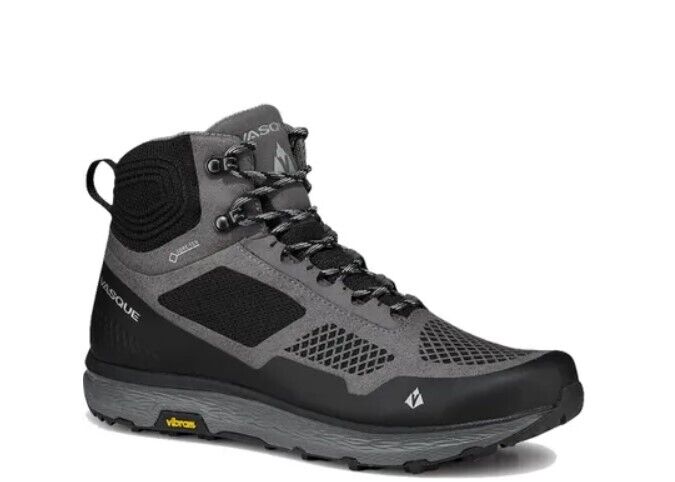 Vasque Men's Breeze LT GTX Hiking Boots - Gargoyle/Jet Black Brand New - AllSportsWearUSA
