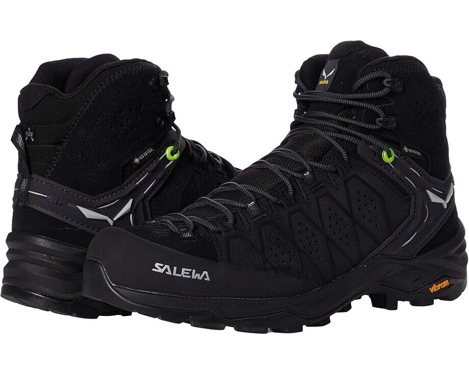 SALEWA MS ALP TRAINER 2 MID GTX 0971 BLACK/BLACK 61382-0971 BRAND NEW - AllSportsWearUSA