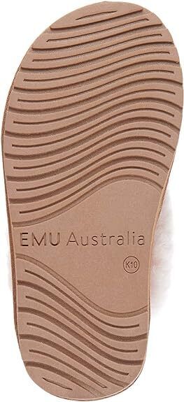 EMU AUSTRALIA Kids Jolie K11486-CHESTNUT Size 9 Wool Slippers Brand New - AllSportsWearUSA