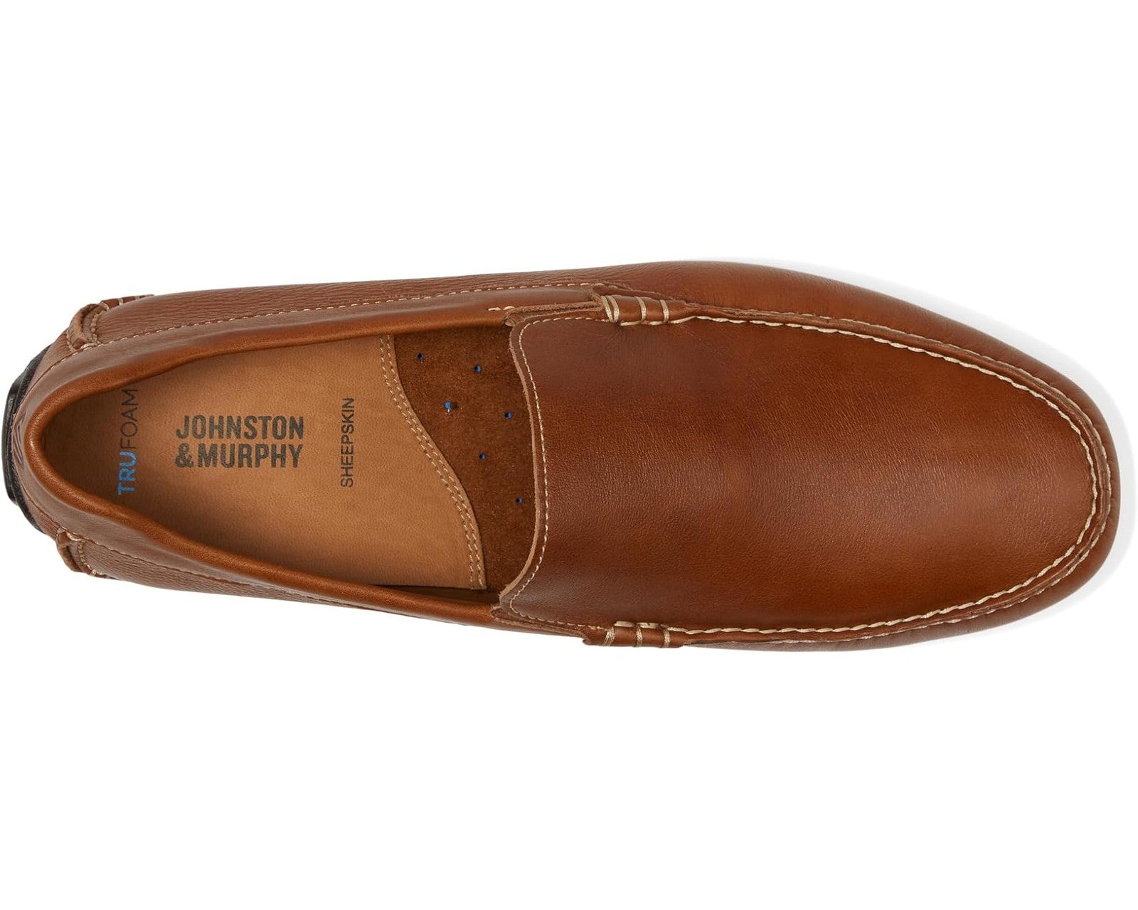 Johnston & Murphy Cort Moc Venetian Men's 20-6406 Tan Full Grain